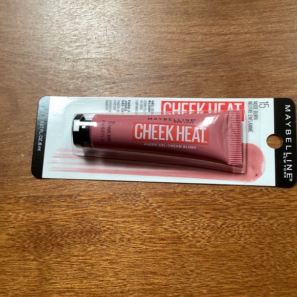 Maybelline Cheek Heat Nude Burn 15 New Sealed 0.27 fl oz/ 8 ml - Picture 2 of 7